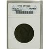 Image 1 : 1810 1C --Corroded--ANACS. XF40 Details. NGC Census