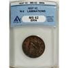Image 1 : 1837 1C Head of 1838 MS62 Brown ANACS. N-6. NGC Census