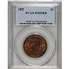 Image 1 : 1852 1C MS65 Red and Brown PCGS. PCGS Population (