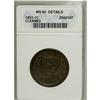 Image 1 : 1853 1C Brown--Cleaned--ANACS. MS60 Details. NGC C