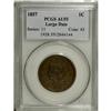 Image 1 : 1857 1C Large Date AU55 PCGS. PCGS Population (26/