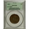 Image 1 : 1857 1C Large Date MS62 Brown PCGS. PCGS Populatio