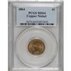 Image 1 : 1864 1C Copper-Nickel MS64 PCGS. PCGS Population ( 