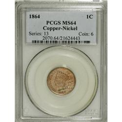 1864 1C Copper-Nickel MS64 PCGS. PCGS Population (
