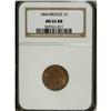 Image 1 : 1864 1C Bronze No L MS65 Red and Brown NGC. NGC Ce