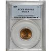 Image 1 : 1865 1C Plain 5 MS65 Red and Brown PCGS. PCGS Popu