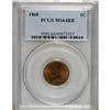 Image 1 : 1868 1C MS64 Red and Brown PCGS. PCGS Population (