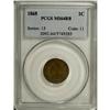 Image 1 : 1868 1C MS64 Red and Brown PCGS. PCGS Population (