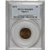 Image 1 : 1873 1C Open 3 MS64 Brown PCGS. PCGS Population (1