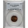 Image 1 : 1886 1C Type One MS64 Red and Brown PCGS. PCGS Pop