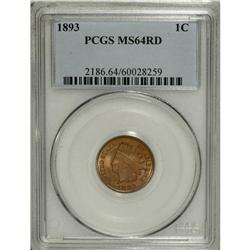 1893 1C MS64 Red PCGS. PCGS Population (0/0). NGC
