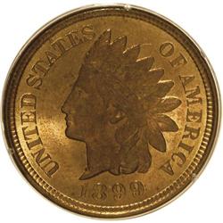 1899 1C MS65 Red and Brown PCGS. PCGS Population (78/3