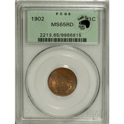 1902 1C MS65 Red PCGS. Lot includes Eagle Eye Phot