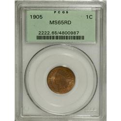 1905 1C MS65 Red PCGS. PCGS Population (134/32). N