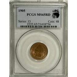 1905 1C MS65 Red PCGS. Eagle Eye Photo Seal includ