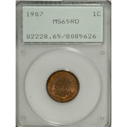 1907 1C MS65 Red PCGS. PCGS Population (182/35). N