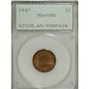 Image 1 : 1907 1C MS65 Red PCGS. PCGS Population (182/35). N