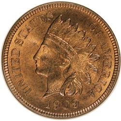 1909 1C MS65 Red and Brown NGC. NGC Census: (189/23).