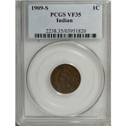 1909-S 1C VF35 PCGS. PCGS Population (127/546). NG