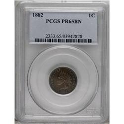 1882 1C PR65 Brown PCGS. PCGS Population (35/30).