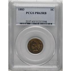 1883 1C PR63 Red and Brown PCGS. PCGS Population (