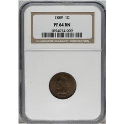 1889 1C PR64 Brown NGC. NGC Census: (42/52). PCGS