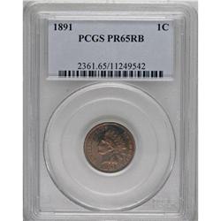 1891 1C PR65 Red and Brown PCGS. PCGS Population (