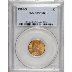 1910-S 1C MS65 Red and Brown PCGS. PCGS Population