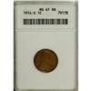 Image 1 : 1914-S 1C MS61 Red and Brown ANACS. NGC Census: (0