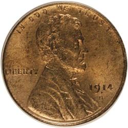 1914-S 1C MS64 Red and Brown PCGS. PCGS Population (10