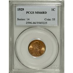 1929 1C MS66 Red PCGS. PCGS Population (291/29). N