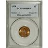 Image 1 : 1929 1C MS66 Red PCGS. PCGS Population (291/29). N