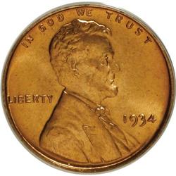 1934 1C MS67 Red PCGS. PCGS Population (241/7). NGC Ce