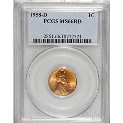 1958-D 1C MS66 Red PCGS. PCGS Population (1934/62)