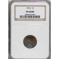 1913 1C PR64 Brown NGC. NGC Census: (23/20). PCGS