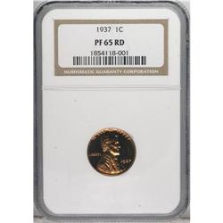 1937 1C PR65 Red NGC. NGC Census: (141/86). PCGS P