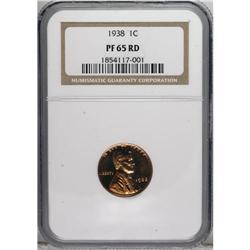 1938 1C PR65 Red NGC. NGC Census: (197/127). PCGS