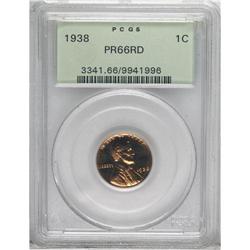 1938 1C PR66 Red PCGS. PCGS Population (0/0). NGC