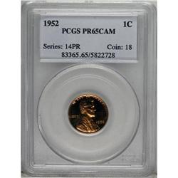 1952 1C PR65 Cameo PCGS. PCGS Population (0/0). NG