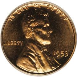 1953 1C PR67 Red PCGS. PCGS Population (181/20). NGC C