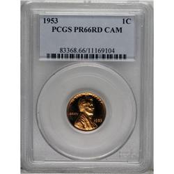 1953 1C PR66 Cameo PCGS. PCGS Population (0/0). NG