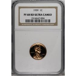 1959 1C PR68 Deep Cameo NGC. NGC Census: (111/31).