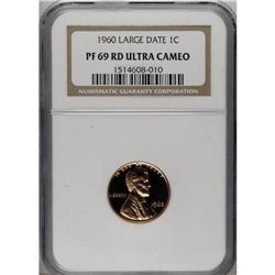 1960 1C Large Date PR69 Deep Cameo NGC. NGC Census
