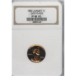 1960 1C Tripled Die PR68 Red PCGS. PCGS Population (2/