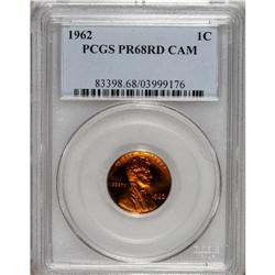 1962 1C PR68 Cameo PCGS. PCGS Population (137/52).