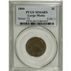 Image 1 : 1864 2C Large Motto MS64 Brown PCGS. PCGS Populati