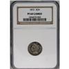 Image 3 : 1872 3CN PR64 Cameo NGC. NGC Census: (6/34). PCGS Popu