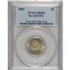Image 1 : 1883 5C No Cents MS66 PCGS. PCGS Population (310/1