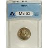 Image 3 : 1884 5C MS63 ANACS. NGC Census: (45/168). PCGS Populat