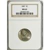 Image 1 : 1887 5C MS63 NGC. NGC Census: (64/212). PCGS Popul